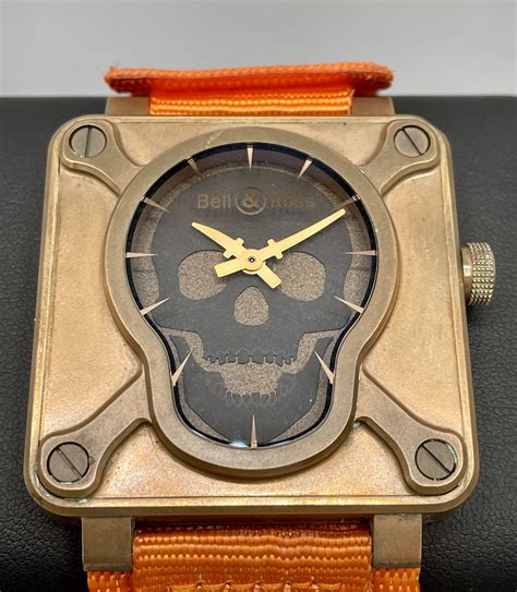 bell ross skull watch replica|bell and ross skull bronze.